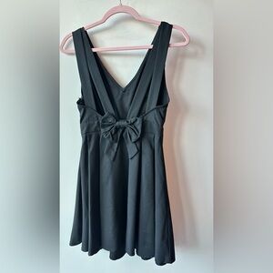 Aftermarket P2P 14 Black Fit & Flare Bow Dress, NWOT V-Neck, Size S | SKU 128